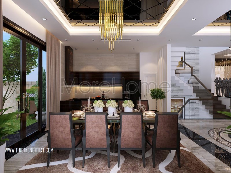 Cầu thang gỗ hiện đại